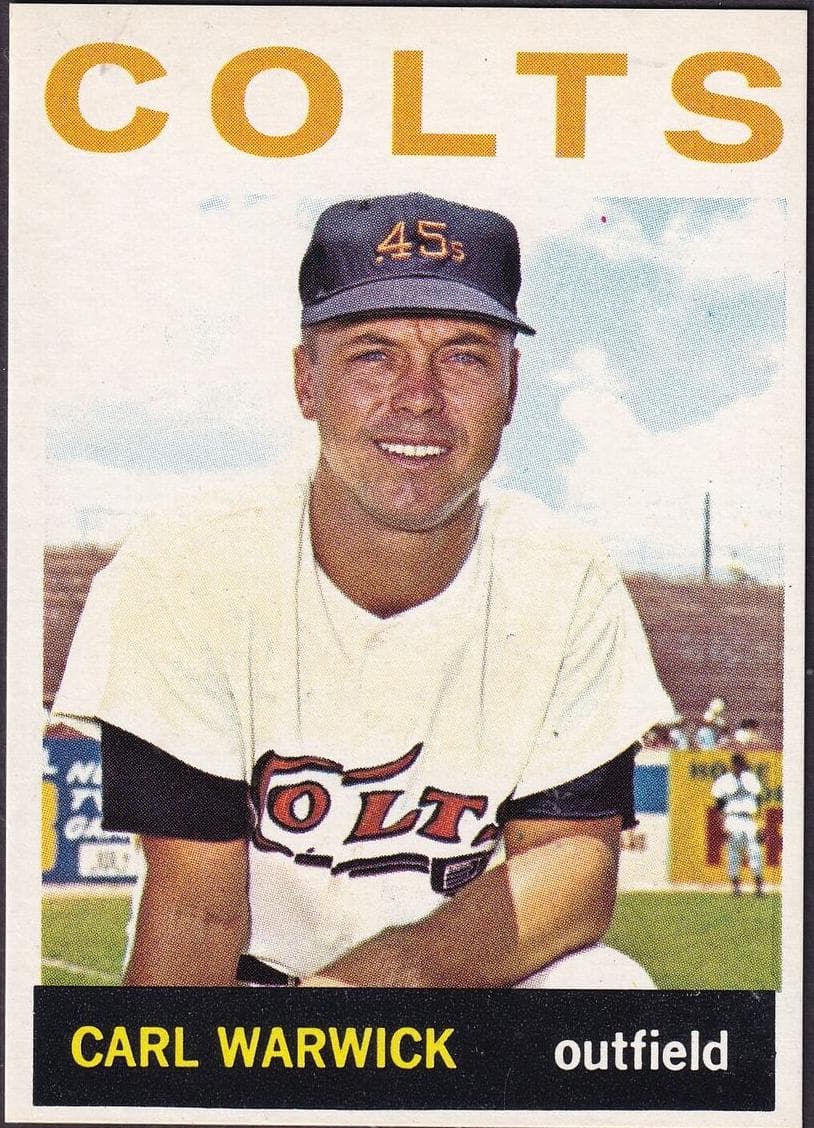 Carl Warwick 1964 topps Topps