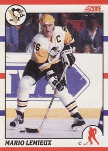 Mario Lemieux 1990 panini