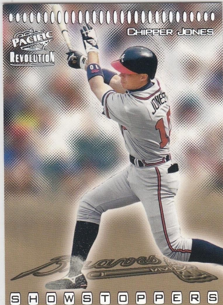 Chipper Jones 1998 panini Pacific Revolution