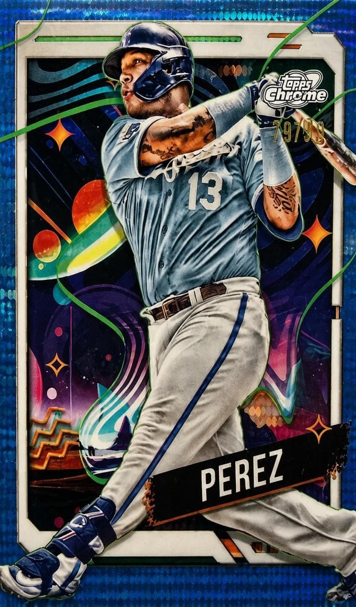 Salvador Perez 2024 topps Topps Cosmic Chrome