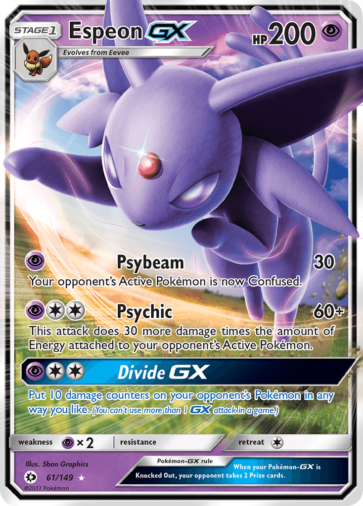 Espeon GX 2017 Pokemon