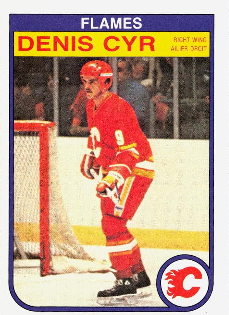 Denis Cyr trading card