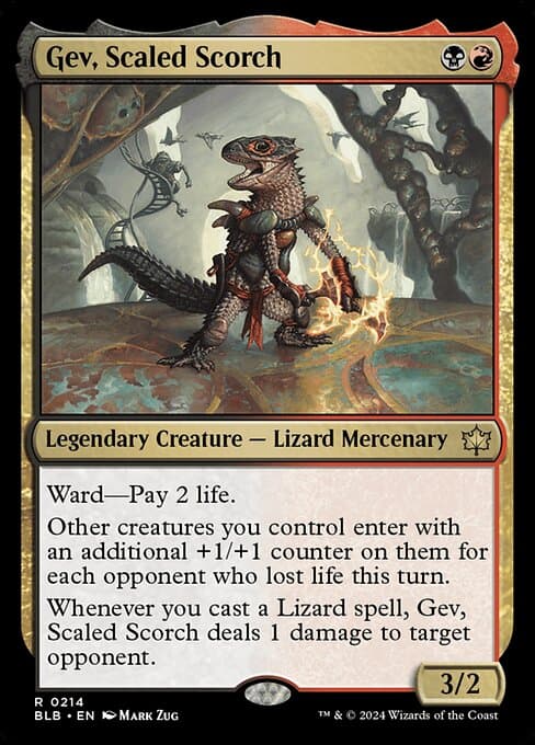 Gev, Scaled Scorch 2024 Magic: The Gathering Bloomburrow