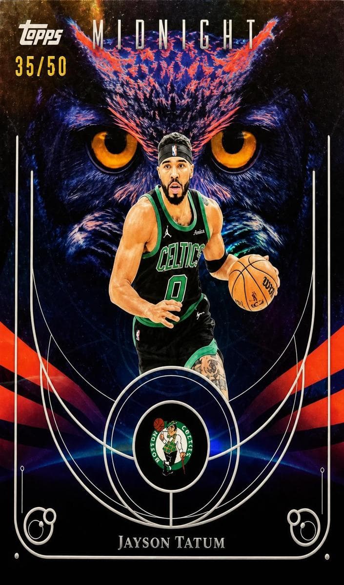 Jayson Tatum 2025 topps Topps Midnight