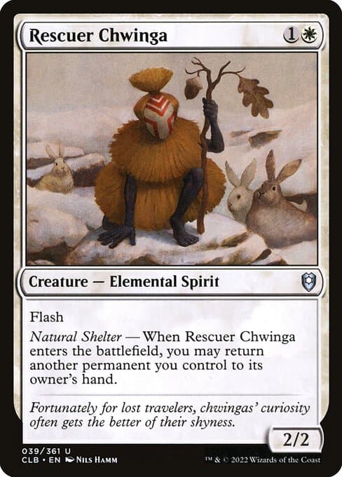Rescuer Chwinga 2022 Magic: The Gathering Commander Legends: Battle for Baldur's Gate