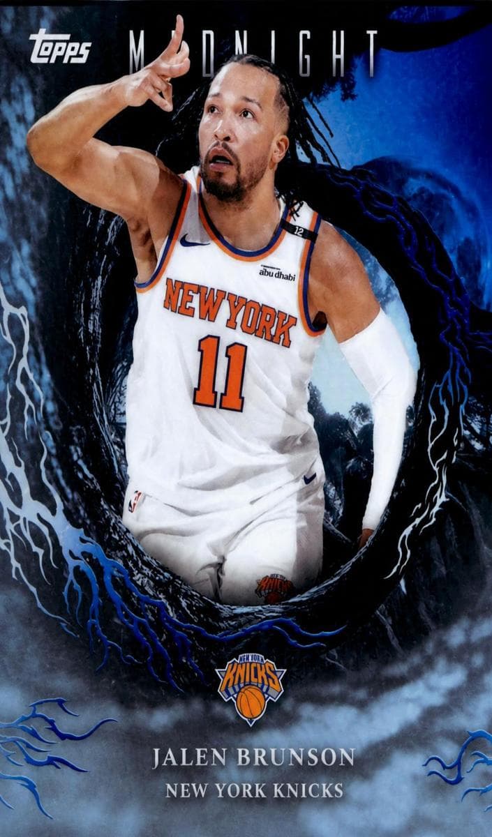 Jalen Brunson 2025 topps Topps Midnight