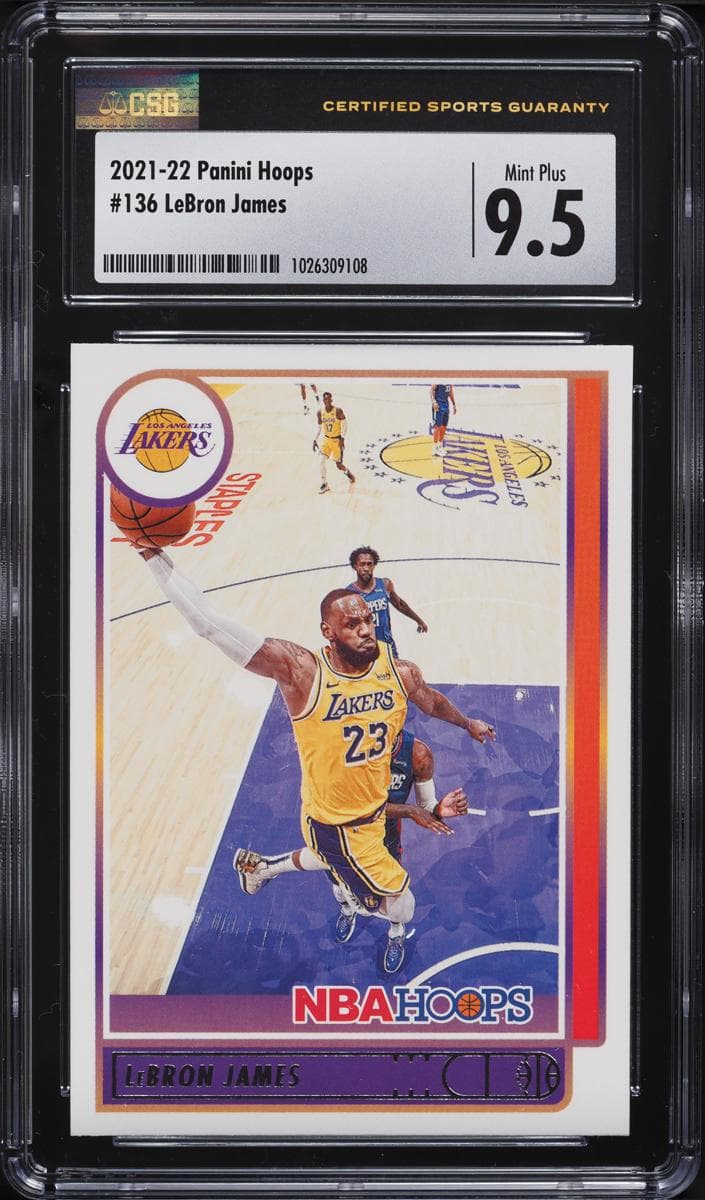 LeBron James 2021 panini