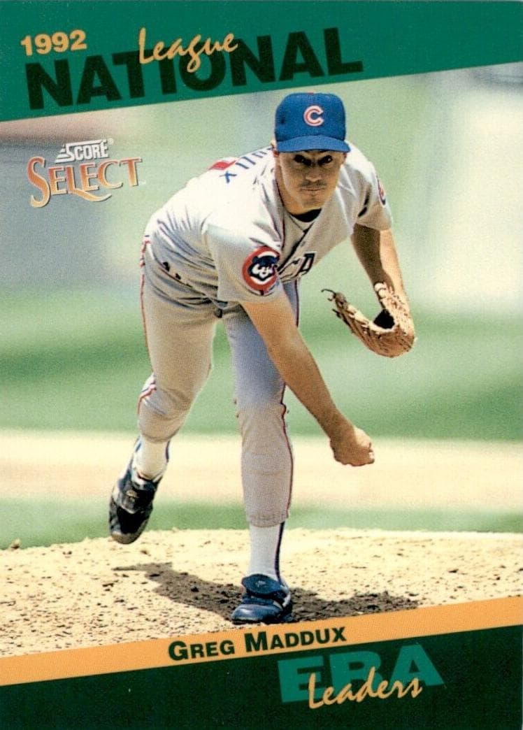 Greg Maddux 1993 panini Score