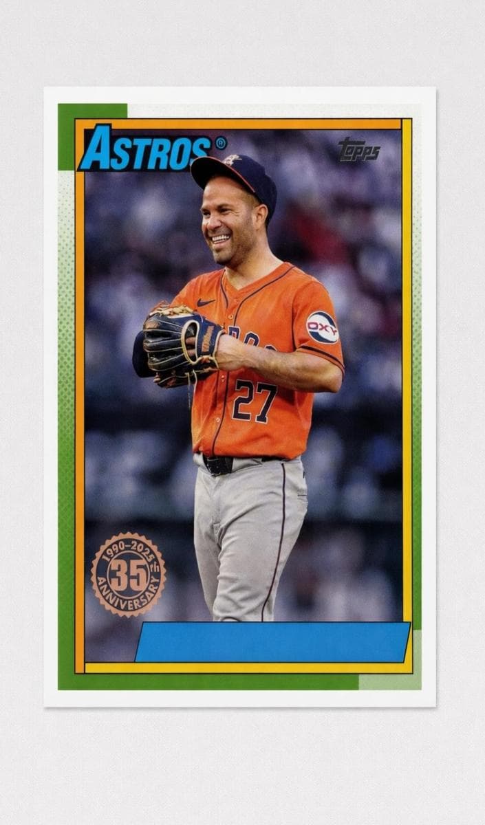 Jose Altuve 2025 topps Topps