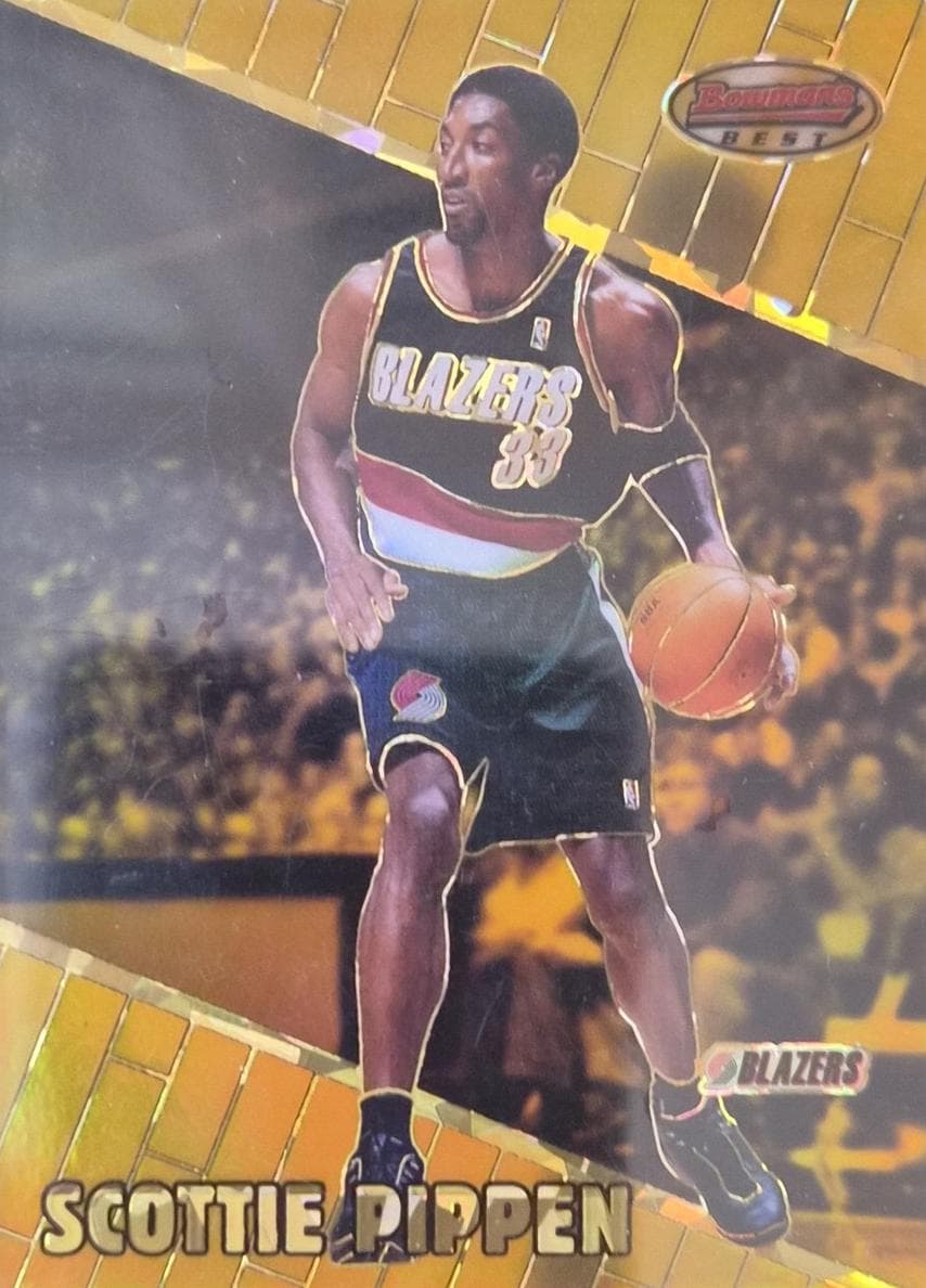 Scottie Pippen 1999 bowman Bowman's Best