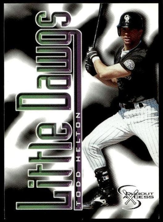 Todd Helton 1998 skybox Dugout Axcess