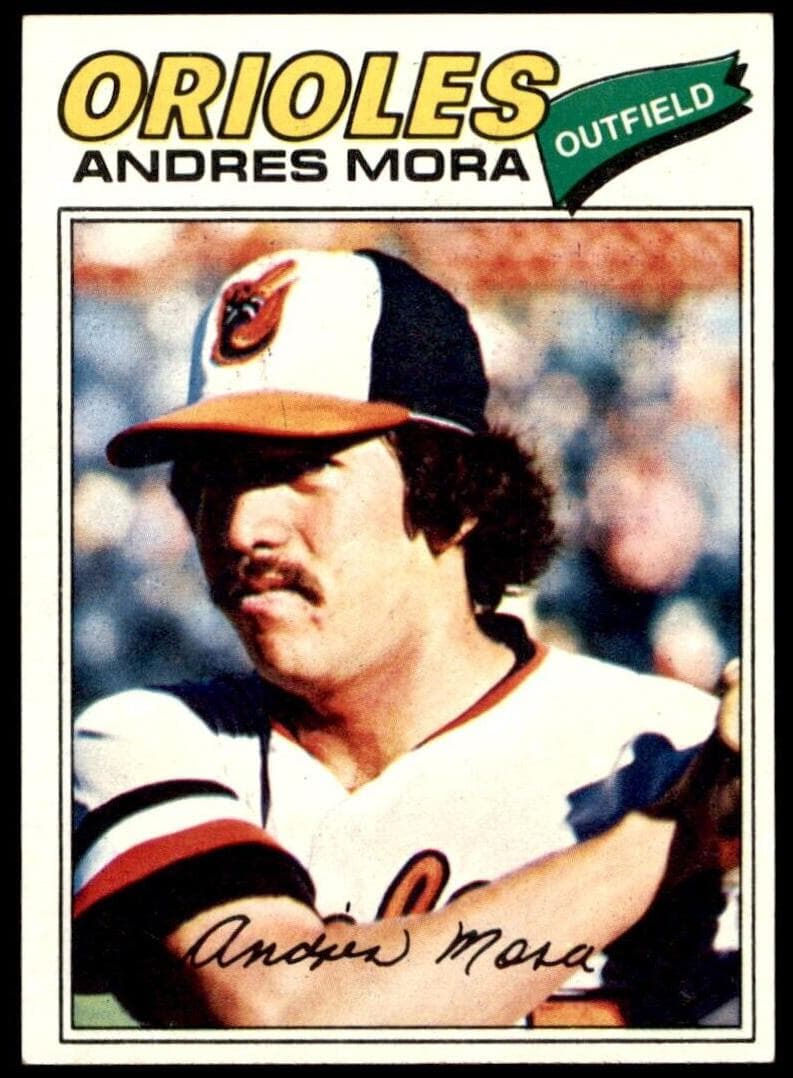 Andres Mora 1977 topps Topps