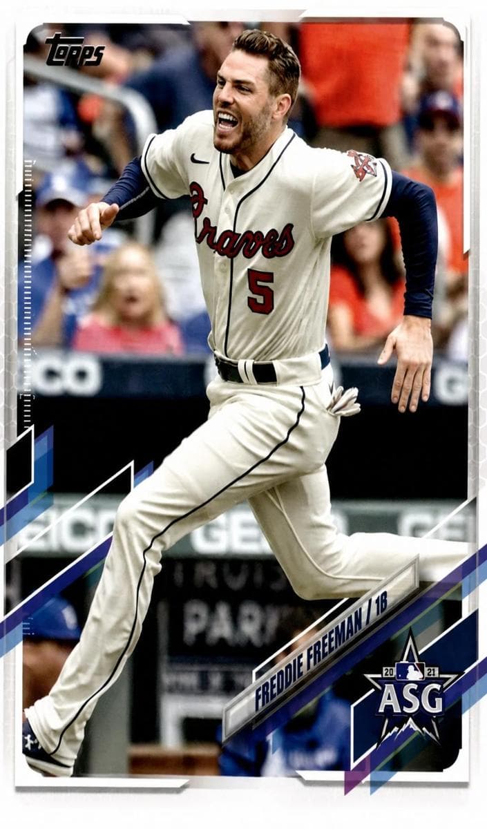 Freddie Freeman 2021 topps Topps Update