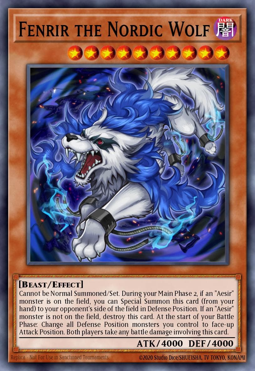 Fenrir the Nordic Wolf #LC05-EN002