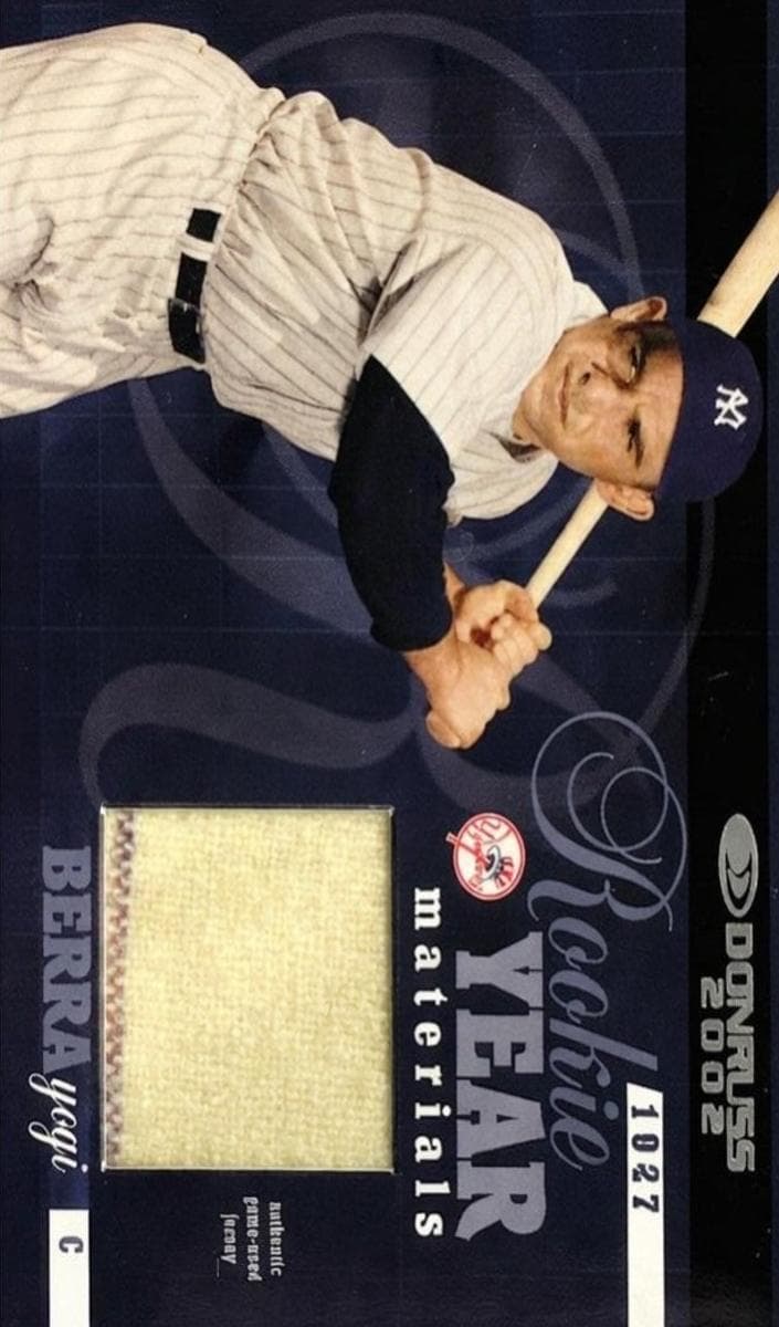 Yogi Berra 2002 panini Donruss