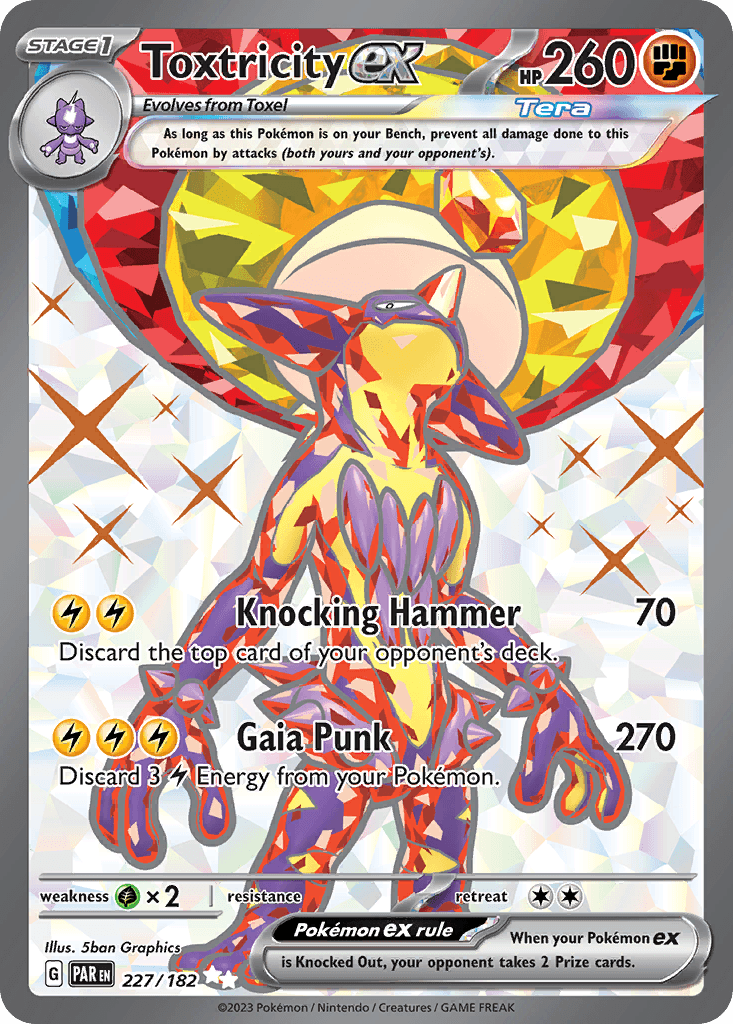 Toxtricity ex 2023 Pokemon Japanese Future Flash