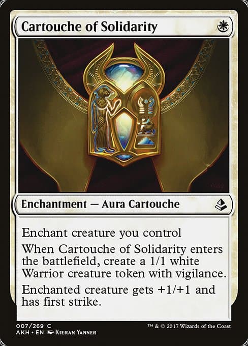 Cartouche of Solidarity 2017 Magic: The Gathering Amonkhet