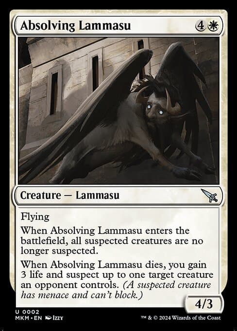 Absolving Lammasu 2024 Magic: The Gathering Murders at Karlov Manor Foil