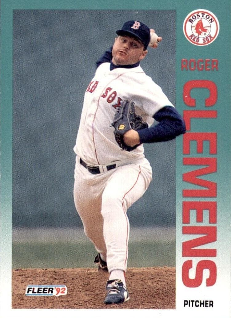 Roger Clemens 1992 fleer