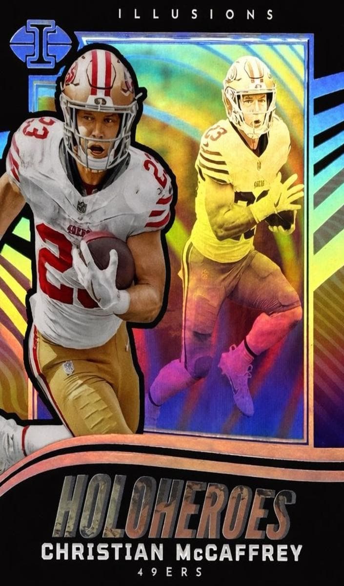 Christian McCaffrey 2023 panini Panini Illusions