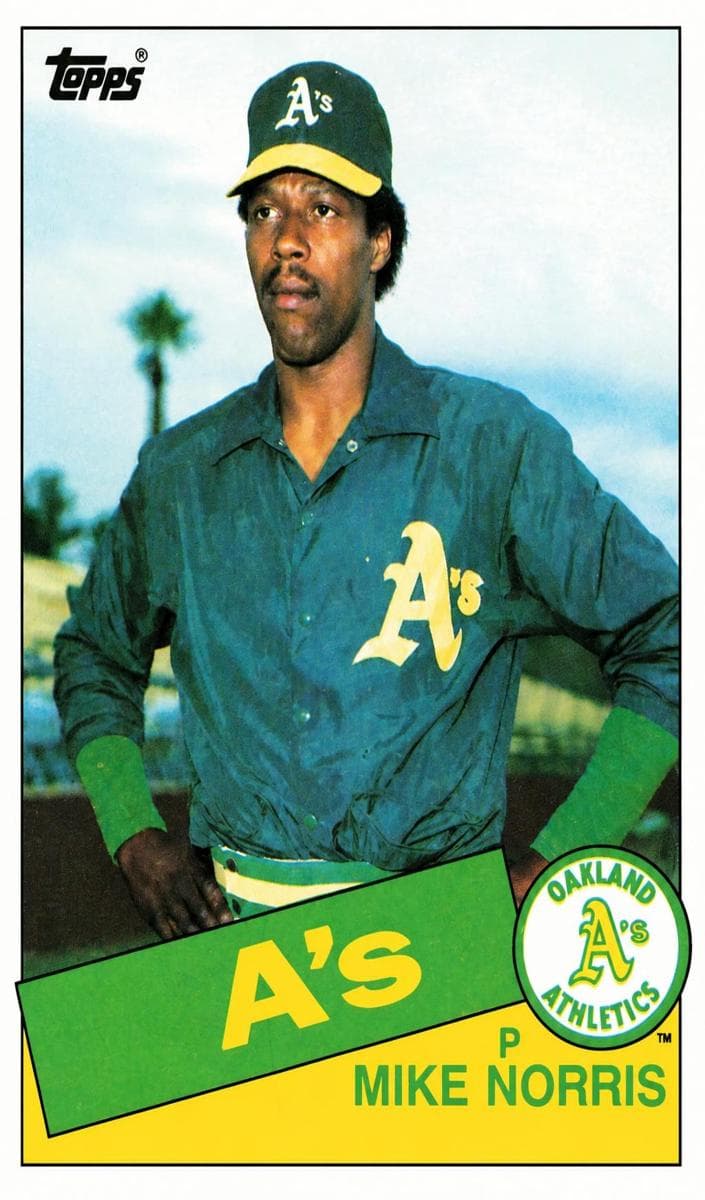 Mike Norris trading card