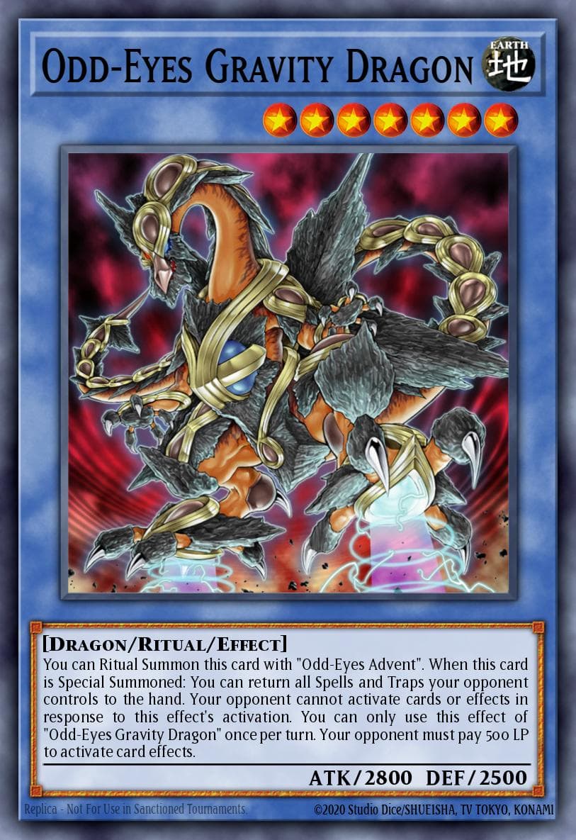 Odd-Eyes Gravity Dragon 2016 Yu-Gi-Oh! Breakers of Shadow