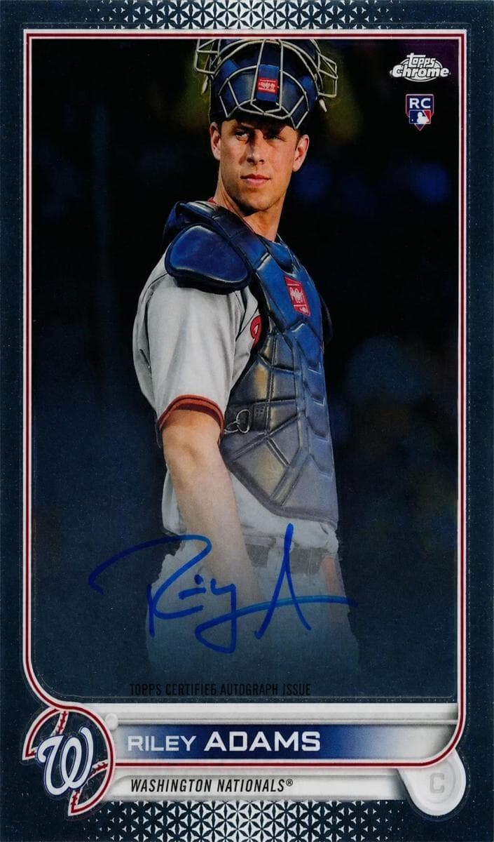 Riley Adams 2022 topps Topps Chrome