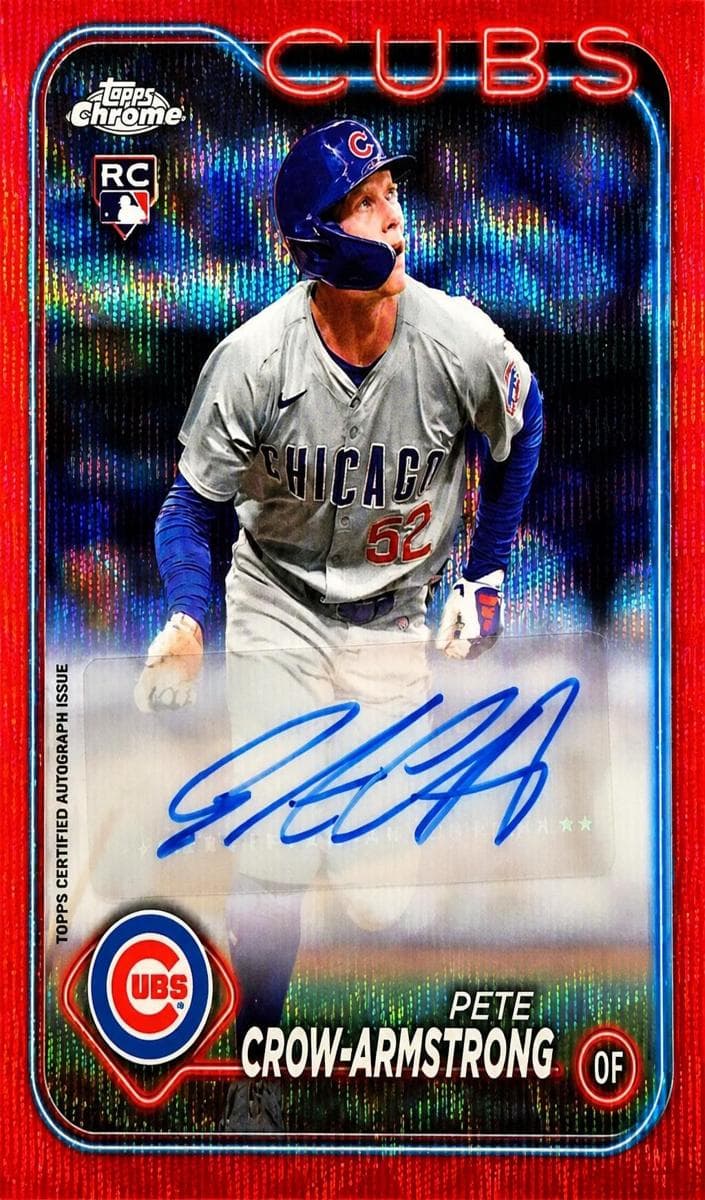 Pete Crow-Armstrong 2024 topps Topps Chrome Update