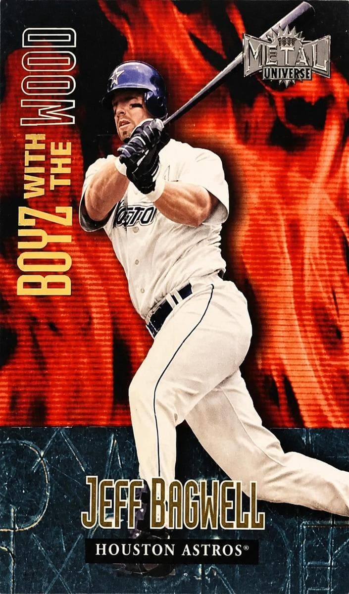 Jeff Bagwell 1999 fleer Skybox Metal Universe