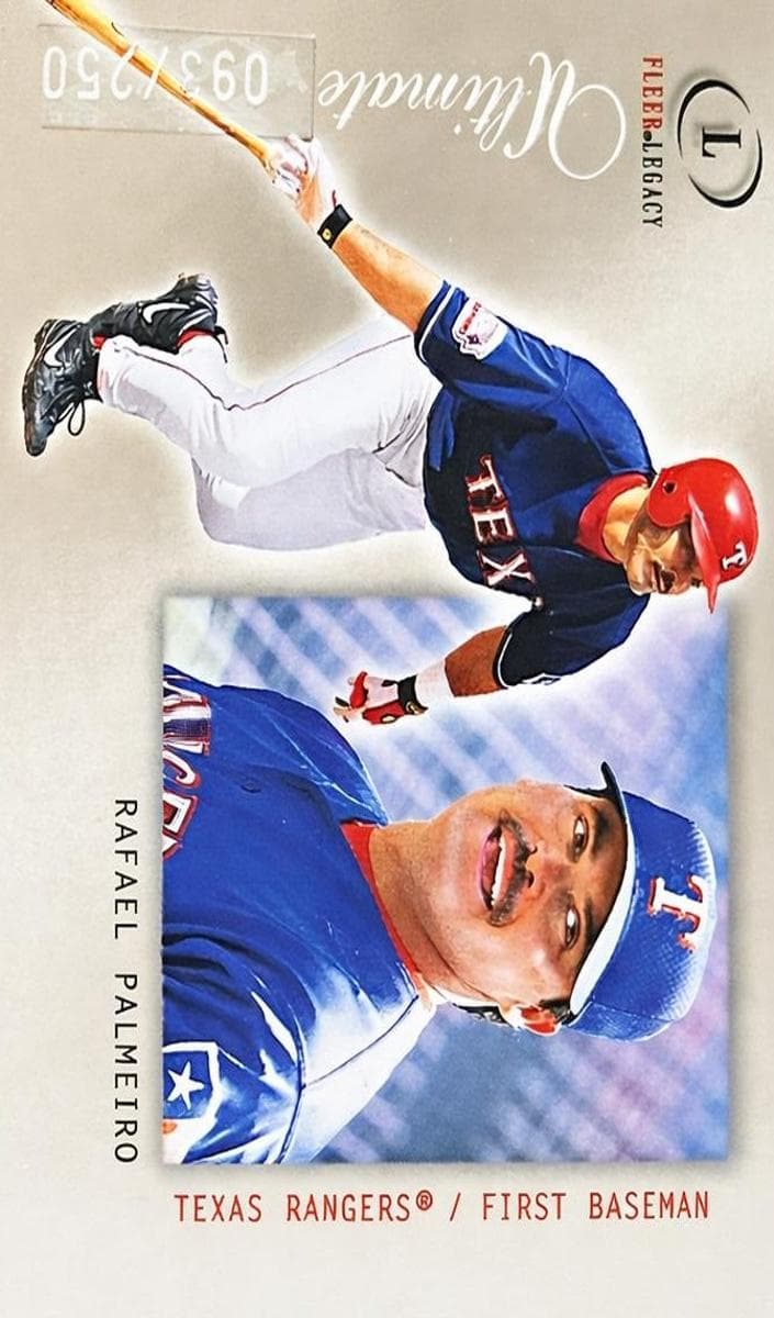 Rafael Palmeiro 2001 fleer Fleer Legacy