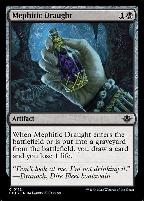 Mephitic Draught 2023 Magic: The Gathering Lost Caverns of Ixalan Foil