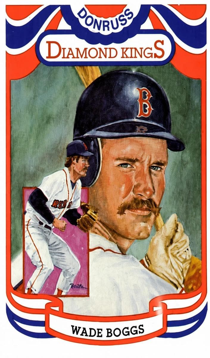 Wade Boggs 2001 panini Donruss