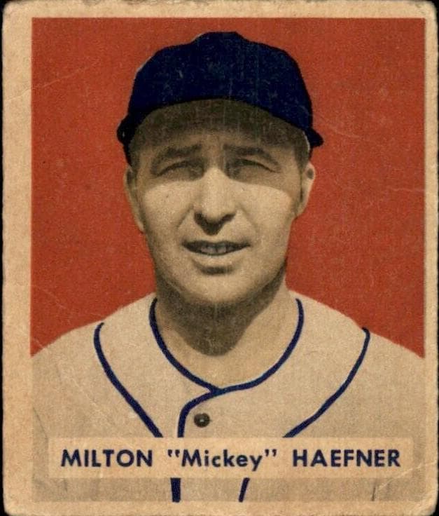 Milton "Mickey" Haefner 1949 bowman Bowman