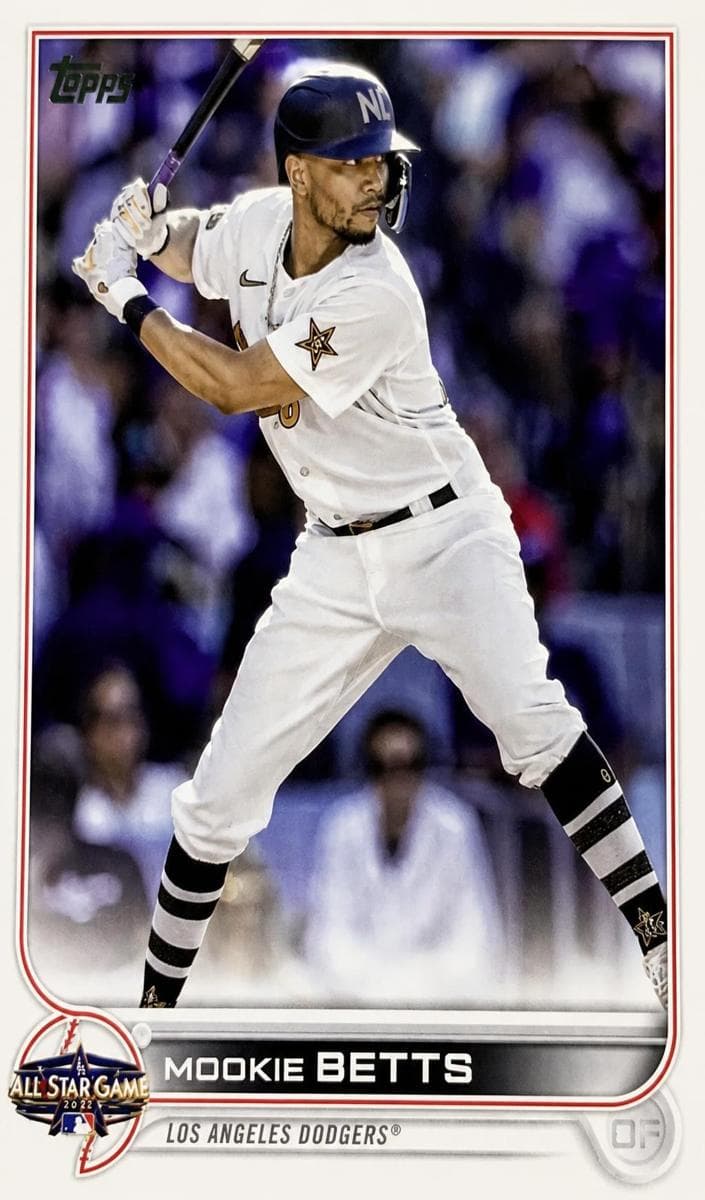 Mookie Betts 2022 topps Topps Update