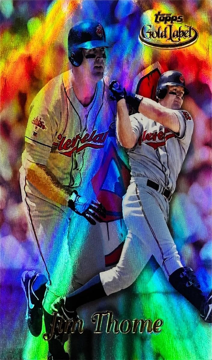 Jim Thome 1999 topps Topps Gold Label