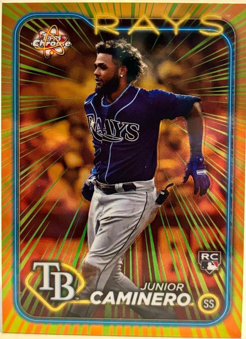 Junior Caminero 2024 topps Topps Chrome