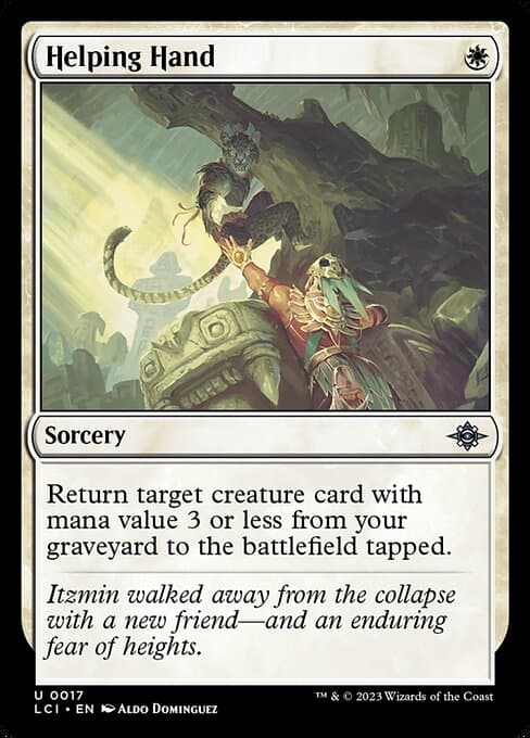 Helping Hand 2023 Magic: The Gathering Lost Caverns of Ixalan