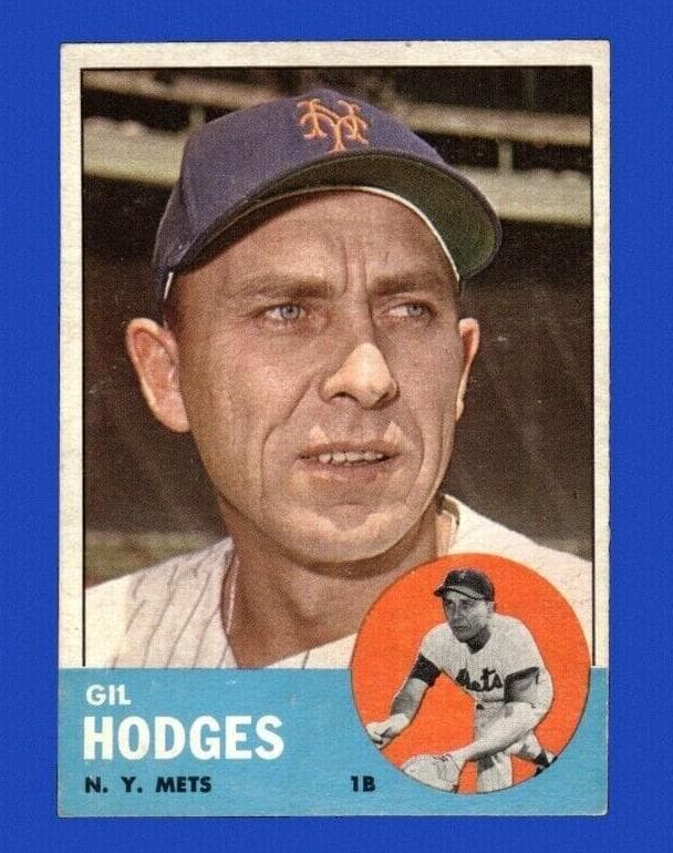 Gil Hodges 1963 topps Topps