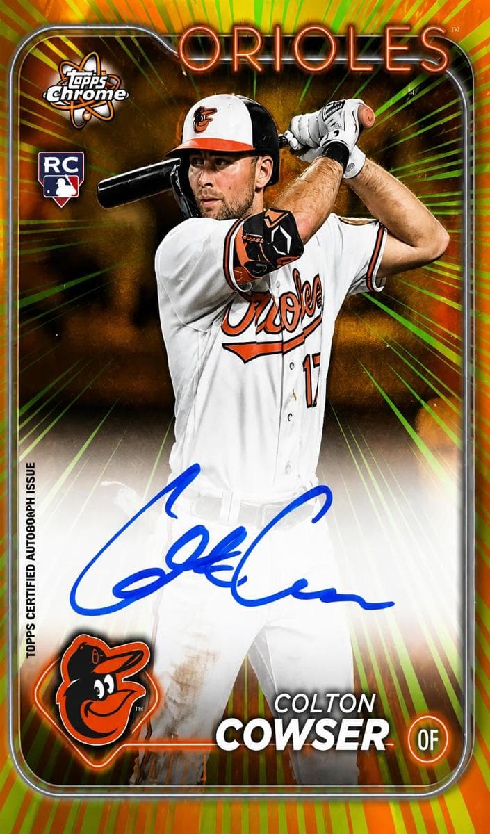Colton Cowser 2024 topps Topps Chrome