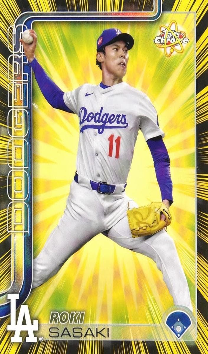 Roki Sasaki 2025 topps Chrome