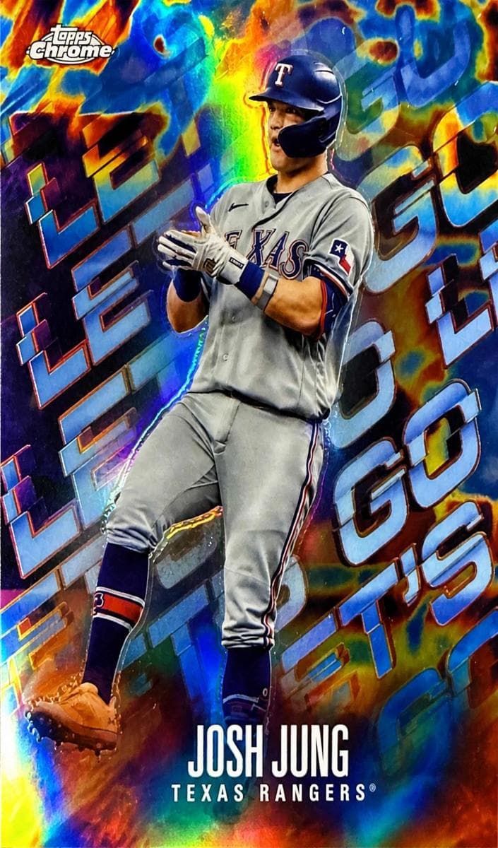 Josh Jung 2024 topps Topps Chrome Update