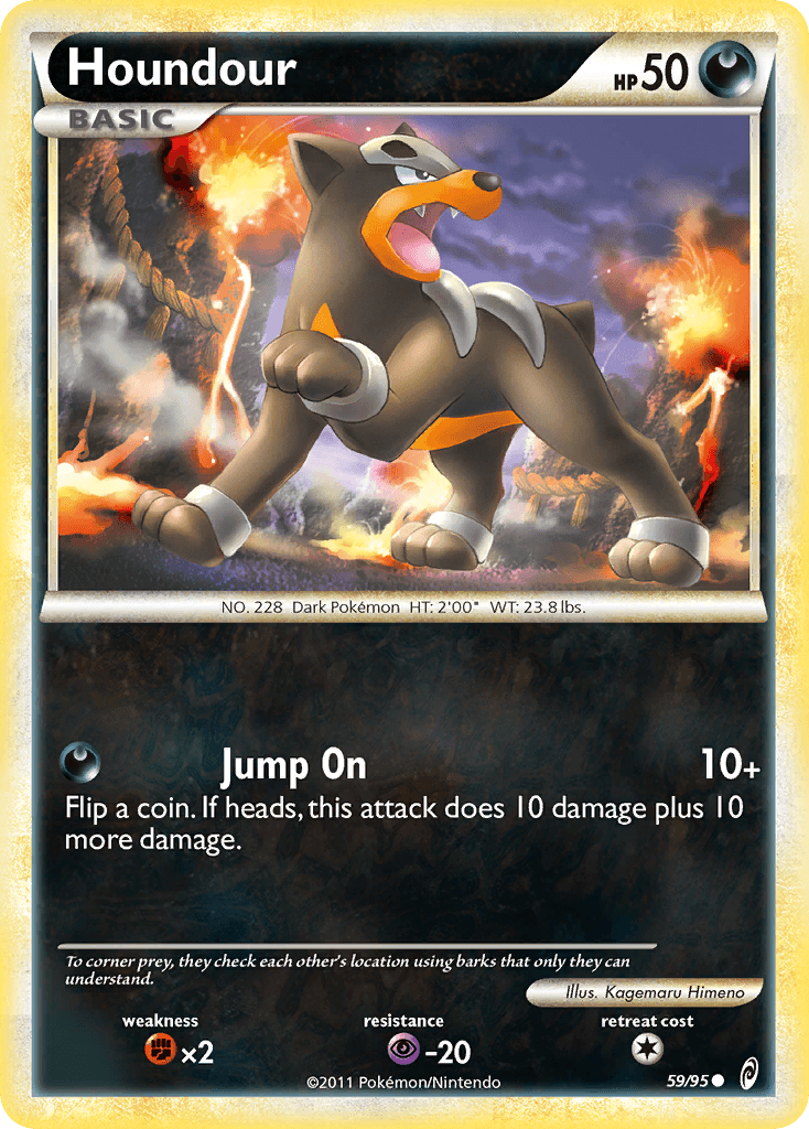 Houndour 2011 Pokemon Call of Legends