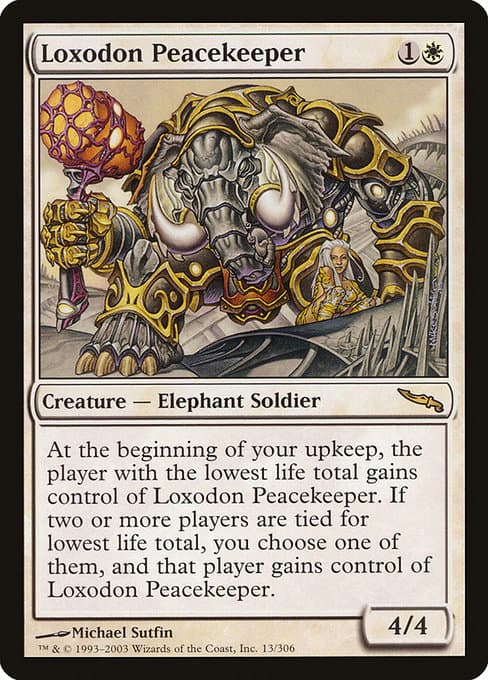 Loxodon Peacekeeper 2003 Magic: The Gathering Mirrodin