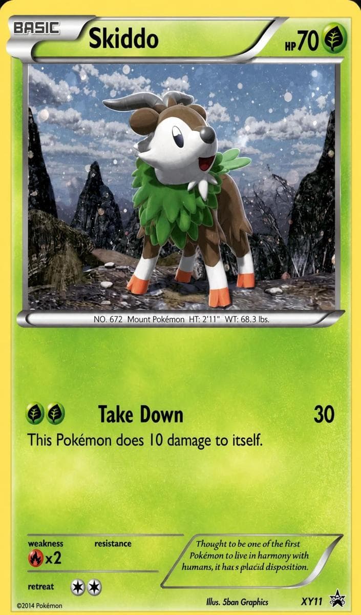 Skiddo #xy11