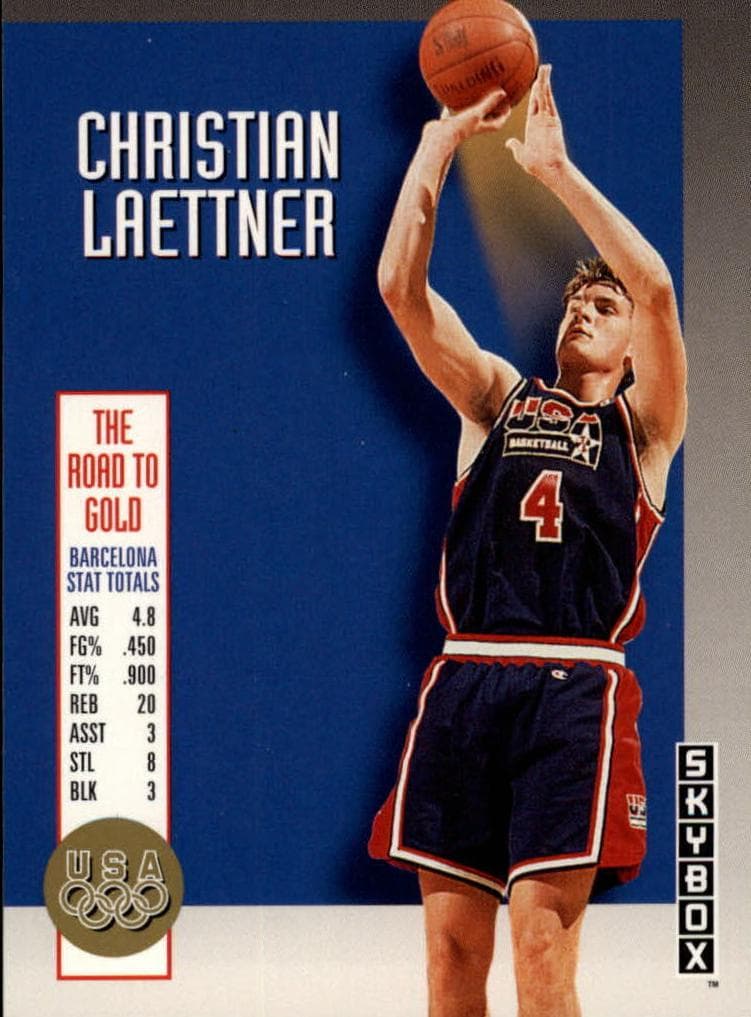 Christian Laettner 1992 fleer