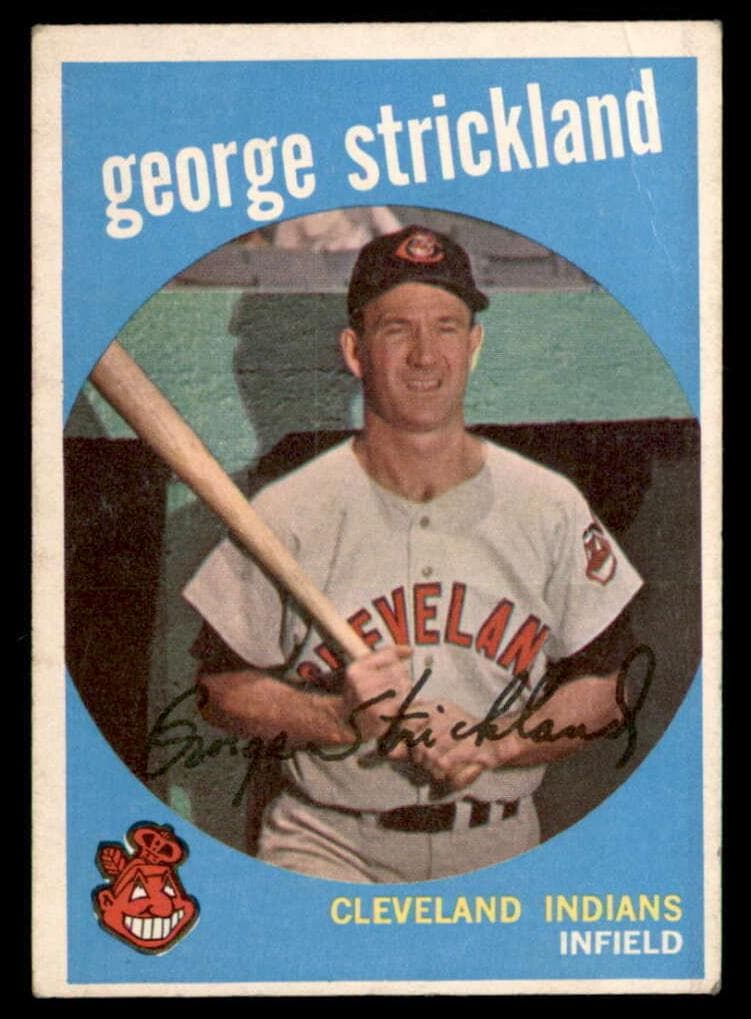 George Strickland 1959 topps Topps