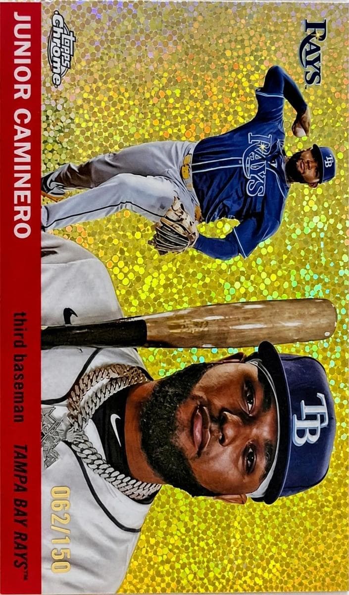Junior Caminero 2025 topps Topps Chrome Platinum