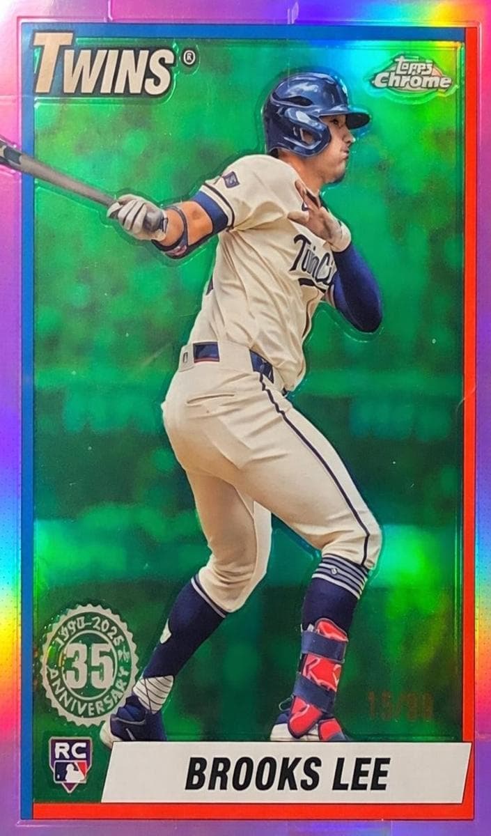 Brooks Lee 2025 topps Topps Chrome