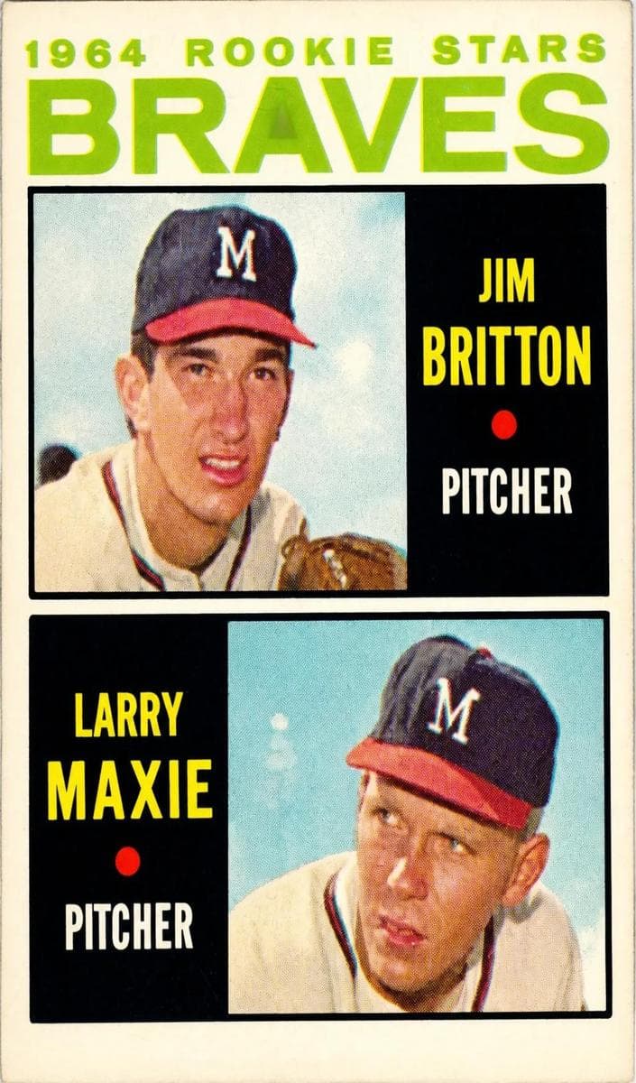 Braves 1964 Rookie Stars (Jim Britton / Larry Maxie) #94
