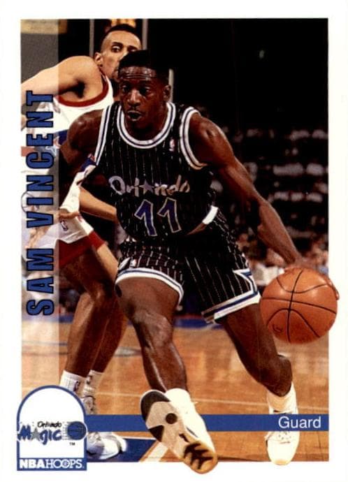 Sam Vincent 1992 panini Hoops